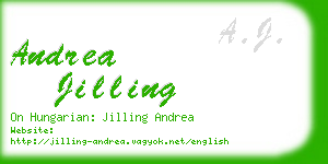 andrea jilling business card